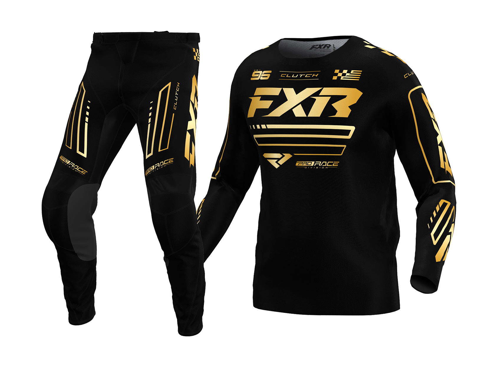 FXR Crosskleding Clutch - Zwart / Goud