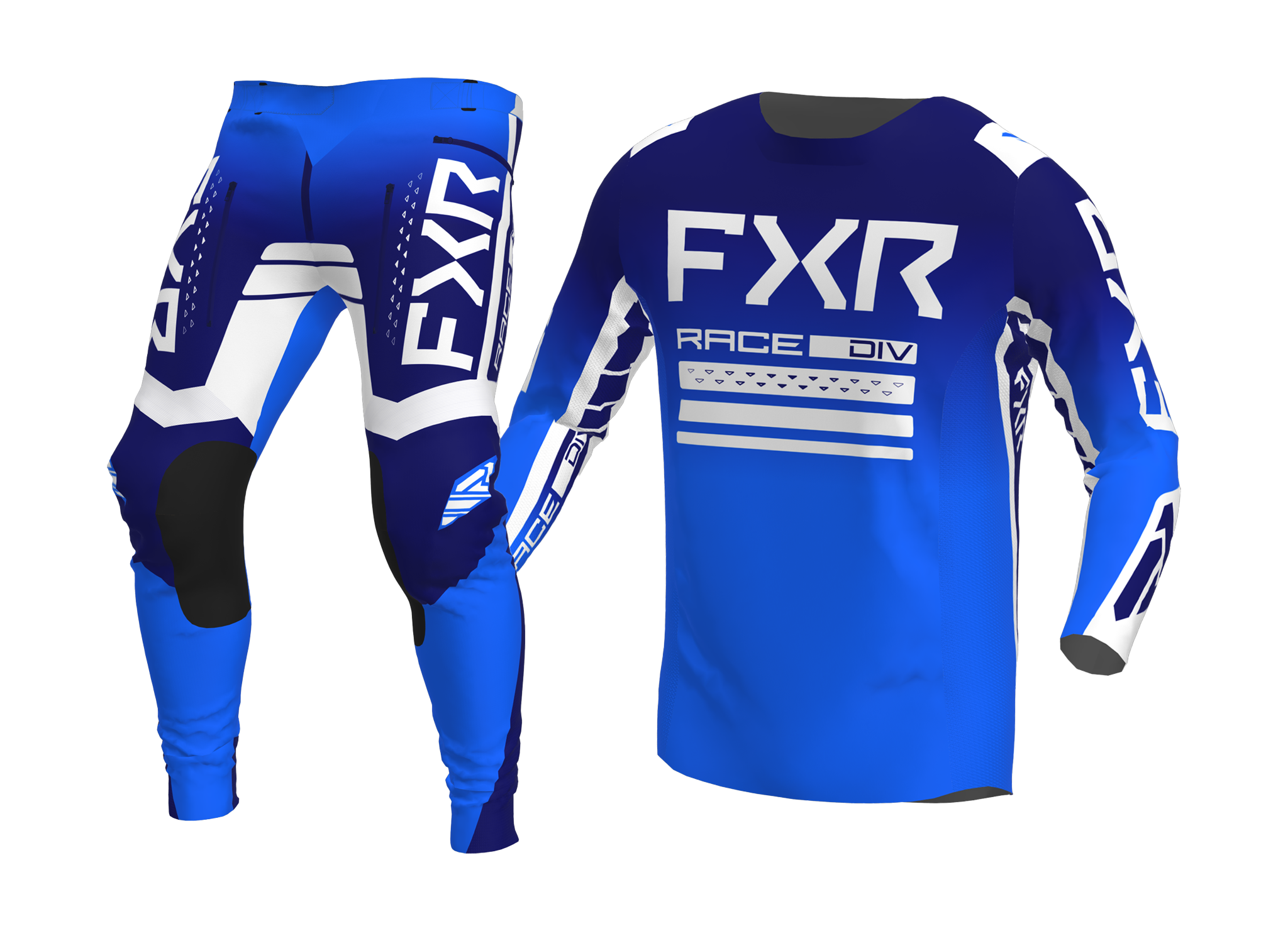 FXR Crosskleding Contender - Navy / Blauw