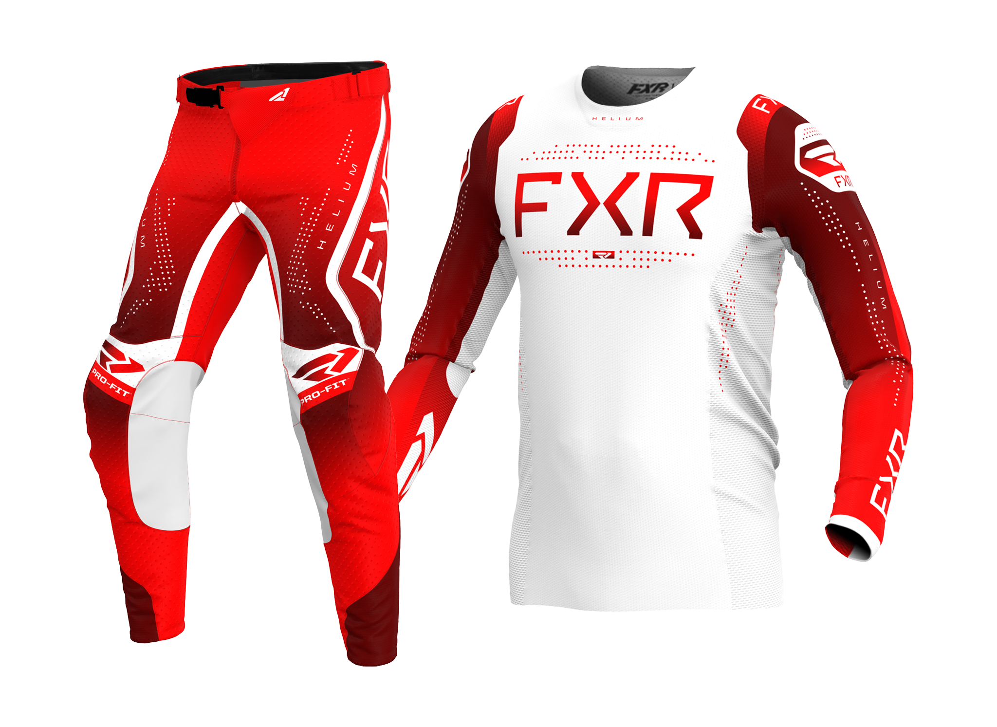 FXR Crosskleding Helium - Rood Dawn