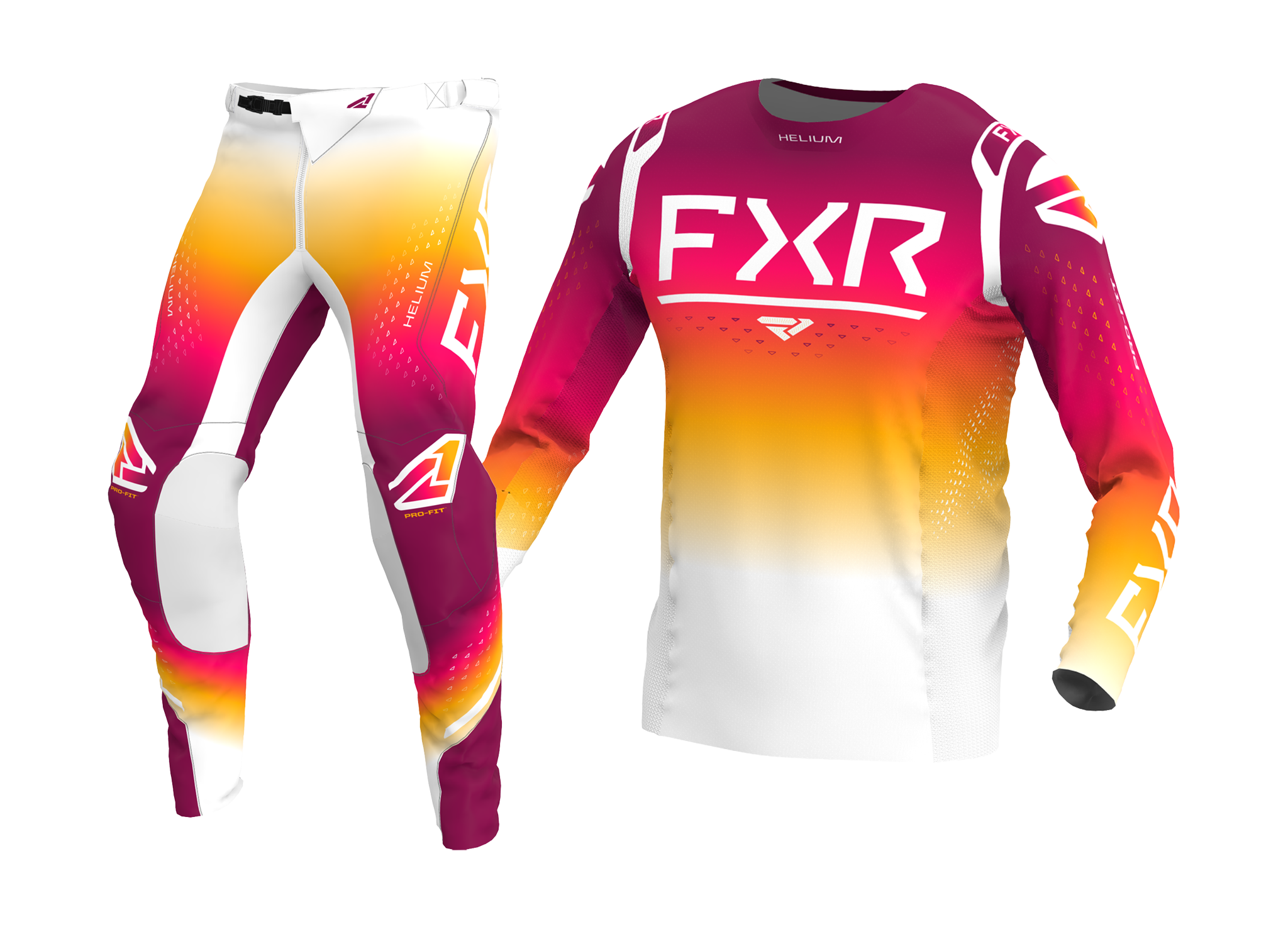 FXR Crosskleding Helium - Sangria