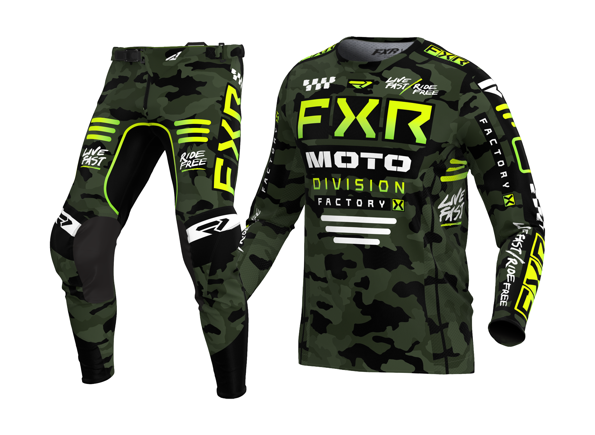 FXR Crosskleding Podium Gladiator - Camo