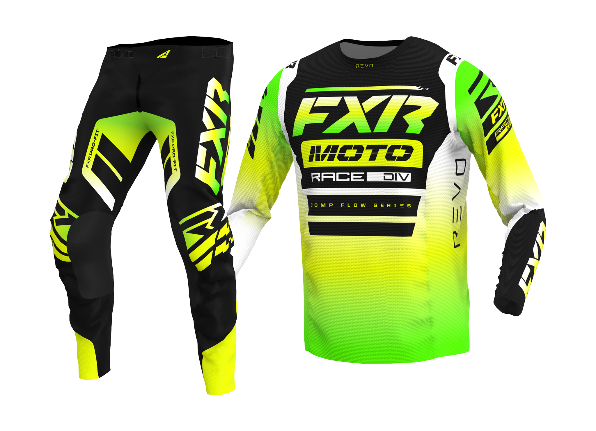 FXR Crosskleding Revo Comp - Glowstick