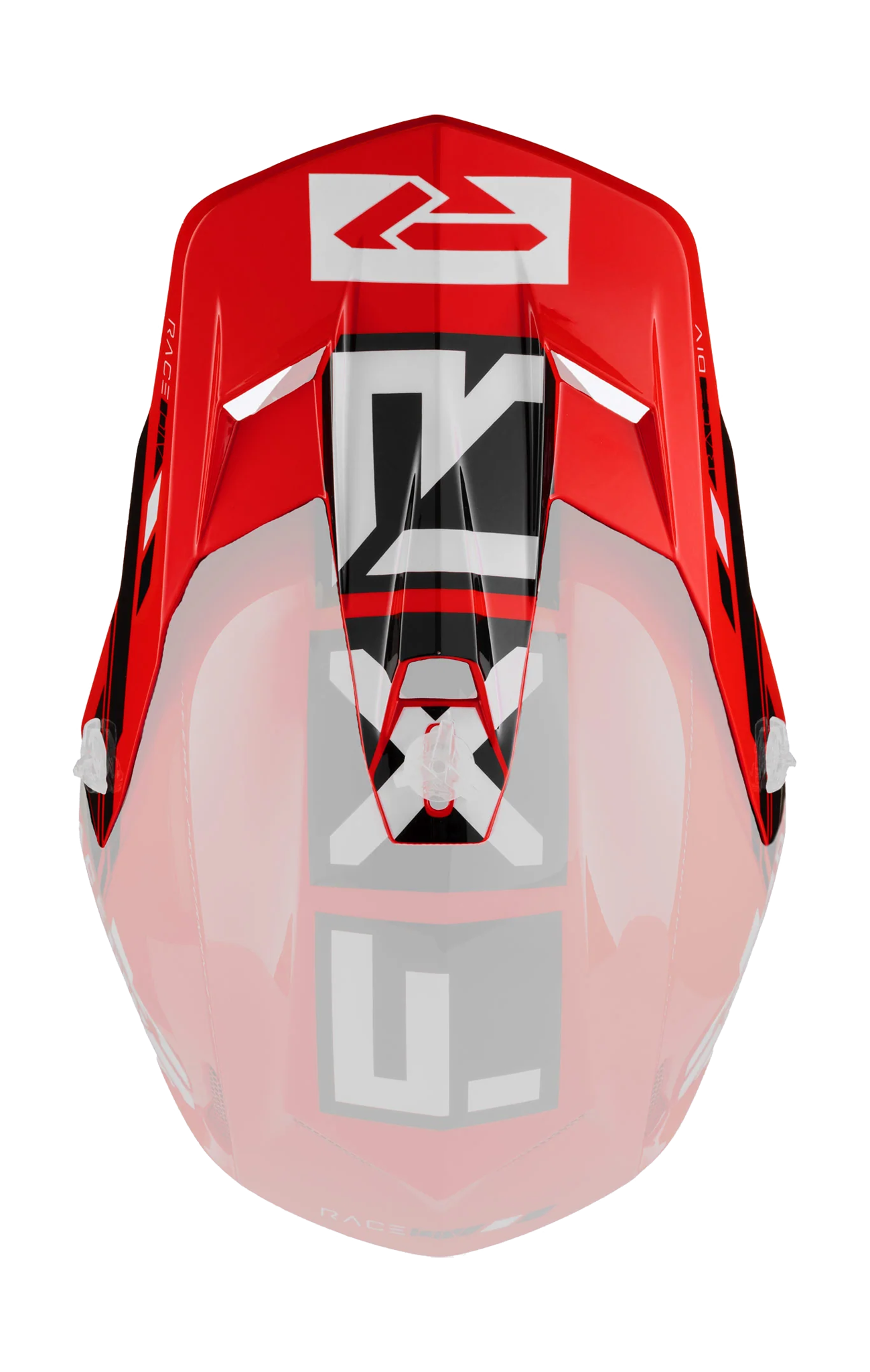 FXR Helmklep Clutch CX Pro - Rood / Zwart