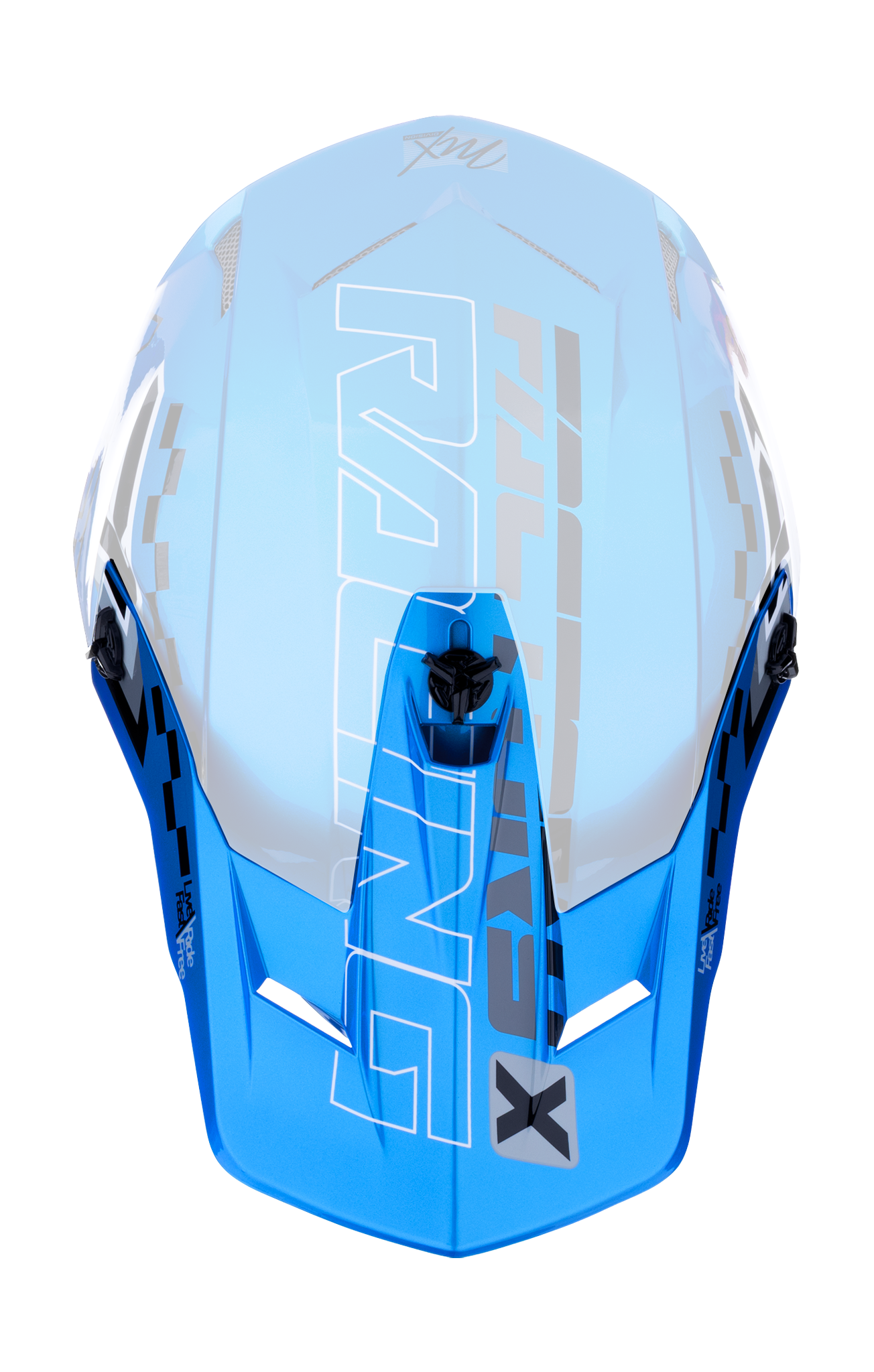 FXR Helmklep Clutch Race Div - Blauw