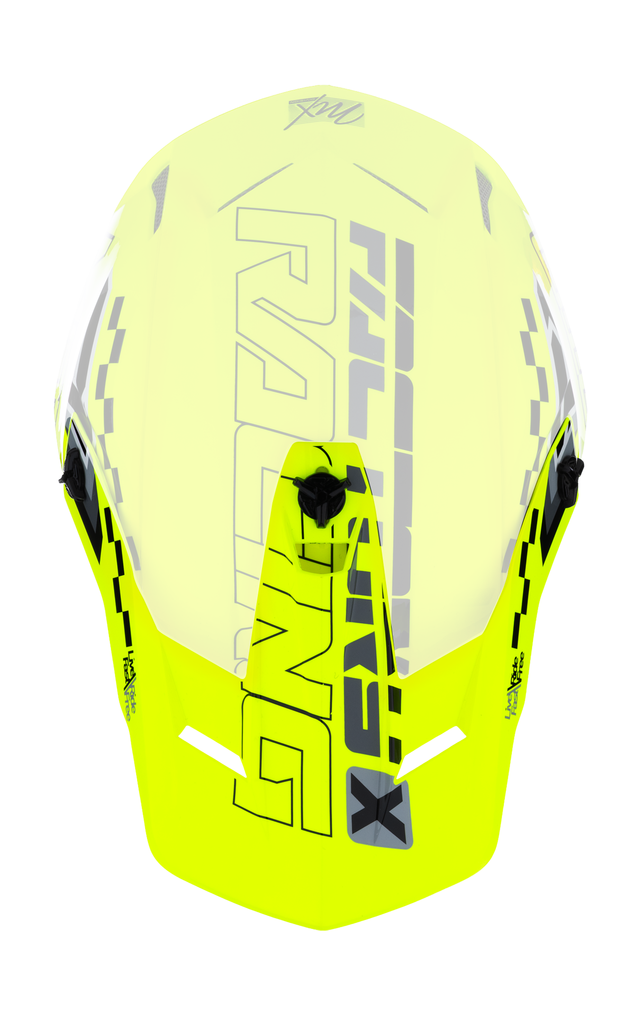 FXR Helmklep Clutch Race Div - HiVis
