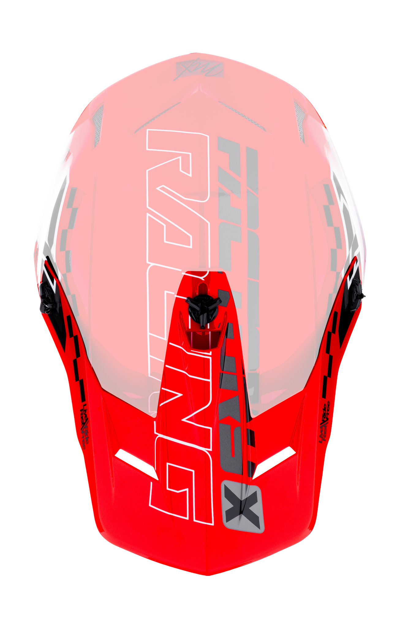 FXR Helmklep Clutch Race Div - Rood