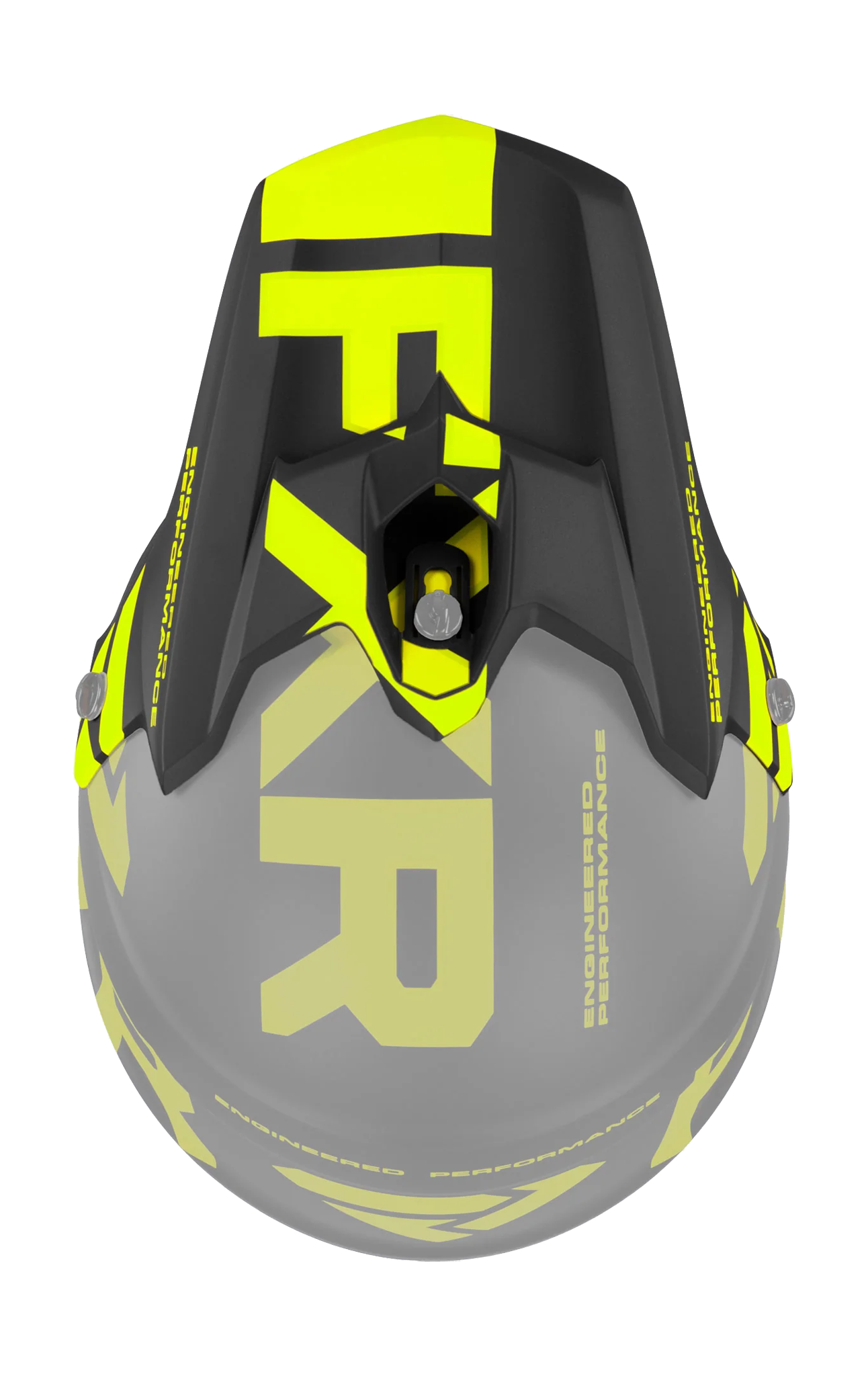 FXR Helmklep Torque Team - Zwart / High-vis