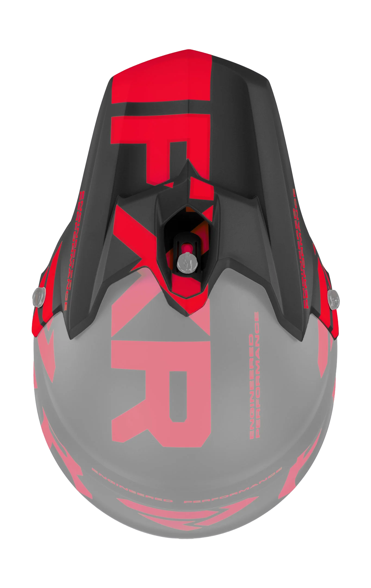 FXR Helmklep Torque Team - Zwart / Rood