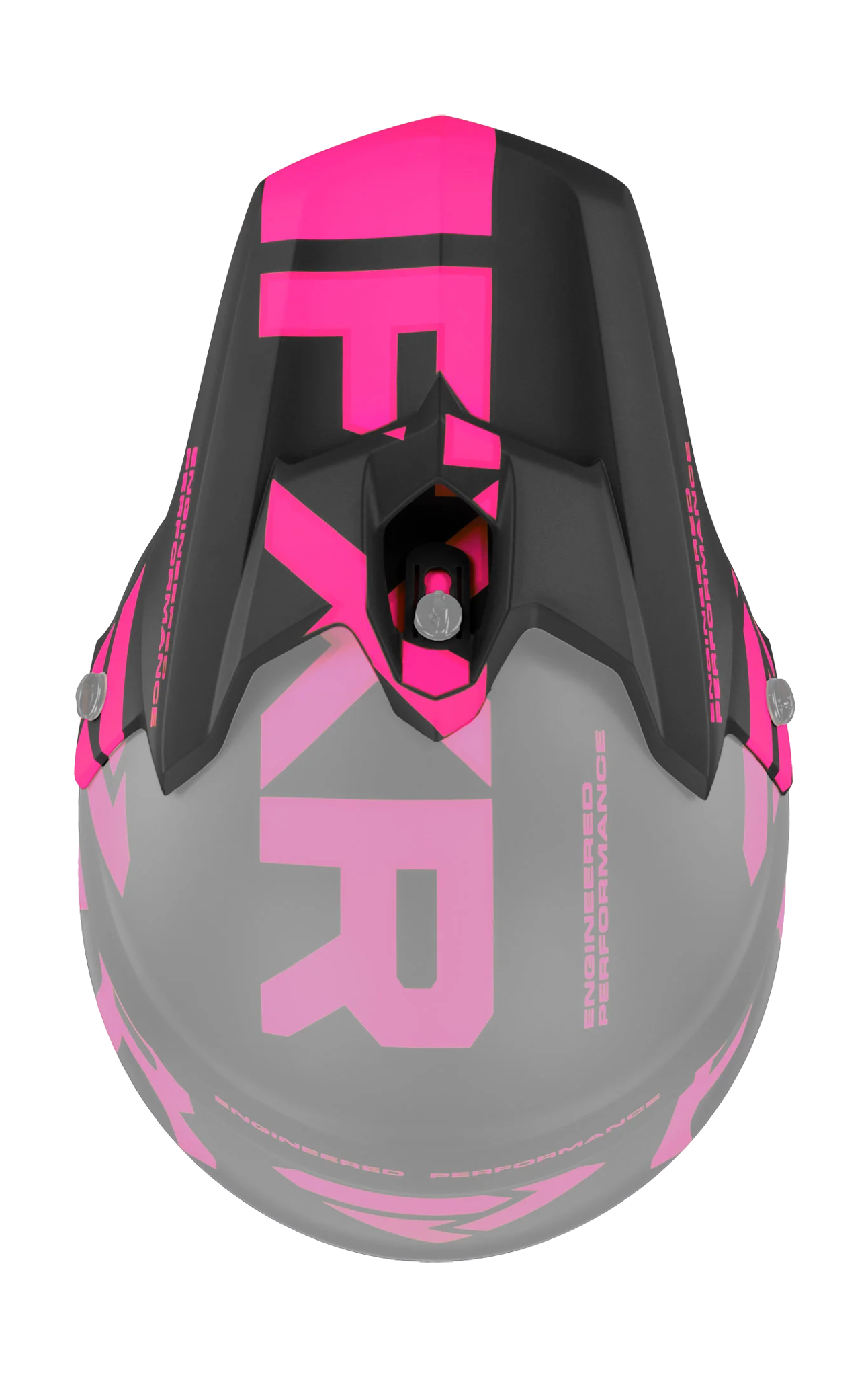 FXR Helmklep Torque Team - Zwart / Roze