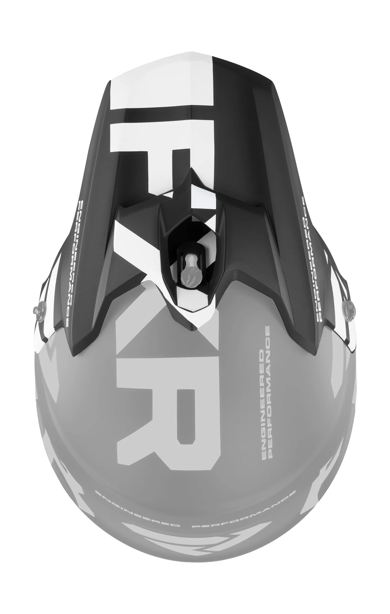 FXR Helmklep Torque Team - Zwart / Wit