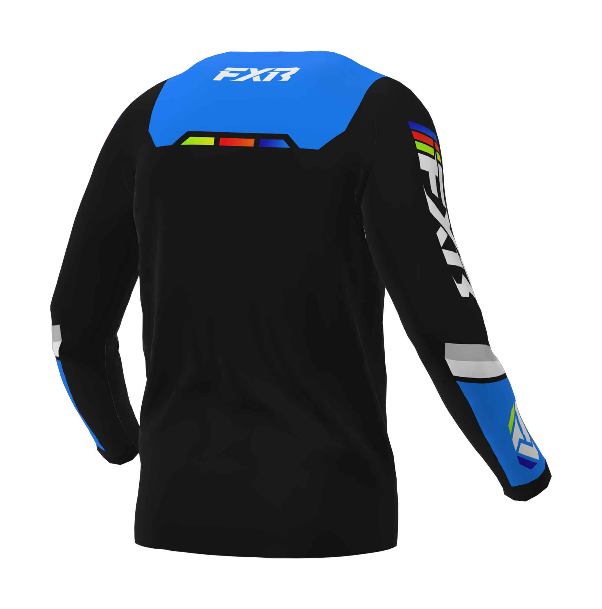 FXR Kinder Cross Shirt 2026 Apex - Blauw