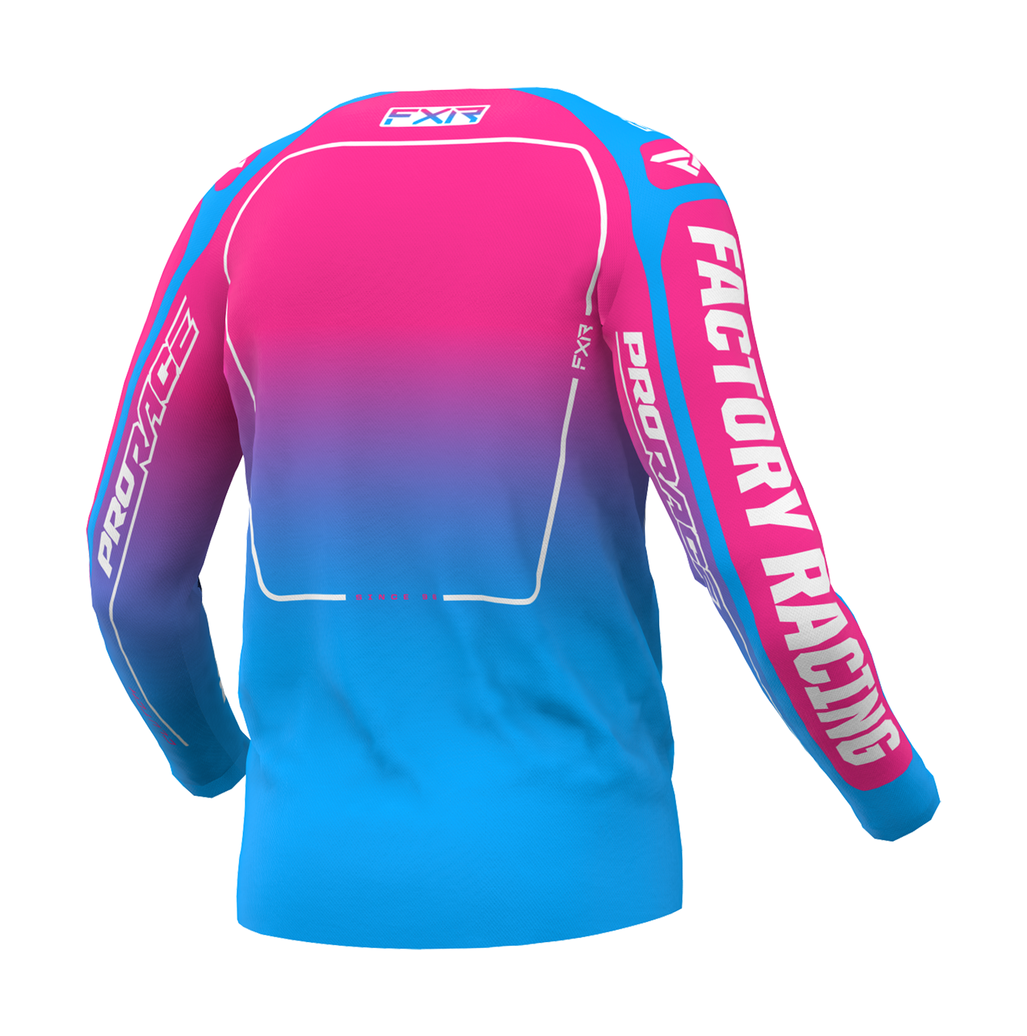 FXR Kinder Cross Shirt Clutch - Cyan / Roze