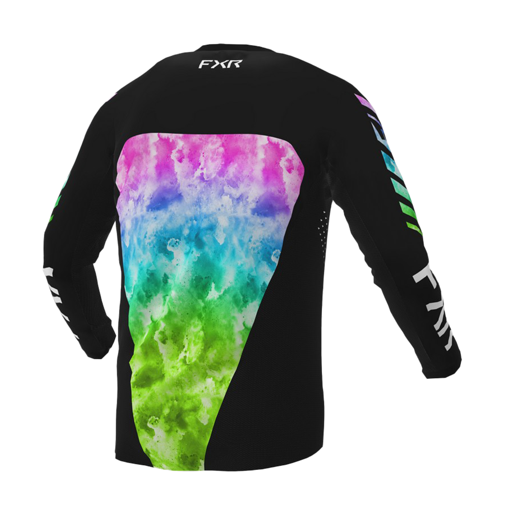 FXR Kinder Cross Shirt Podium - Acid Rain