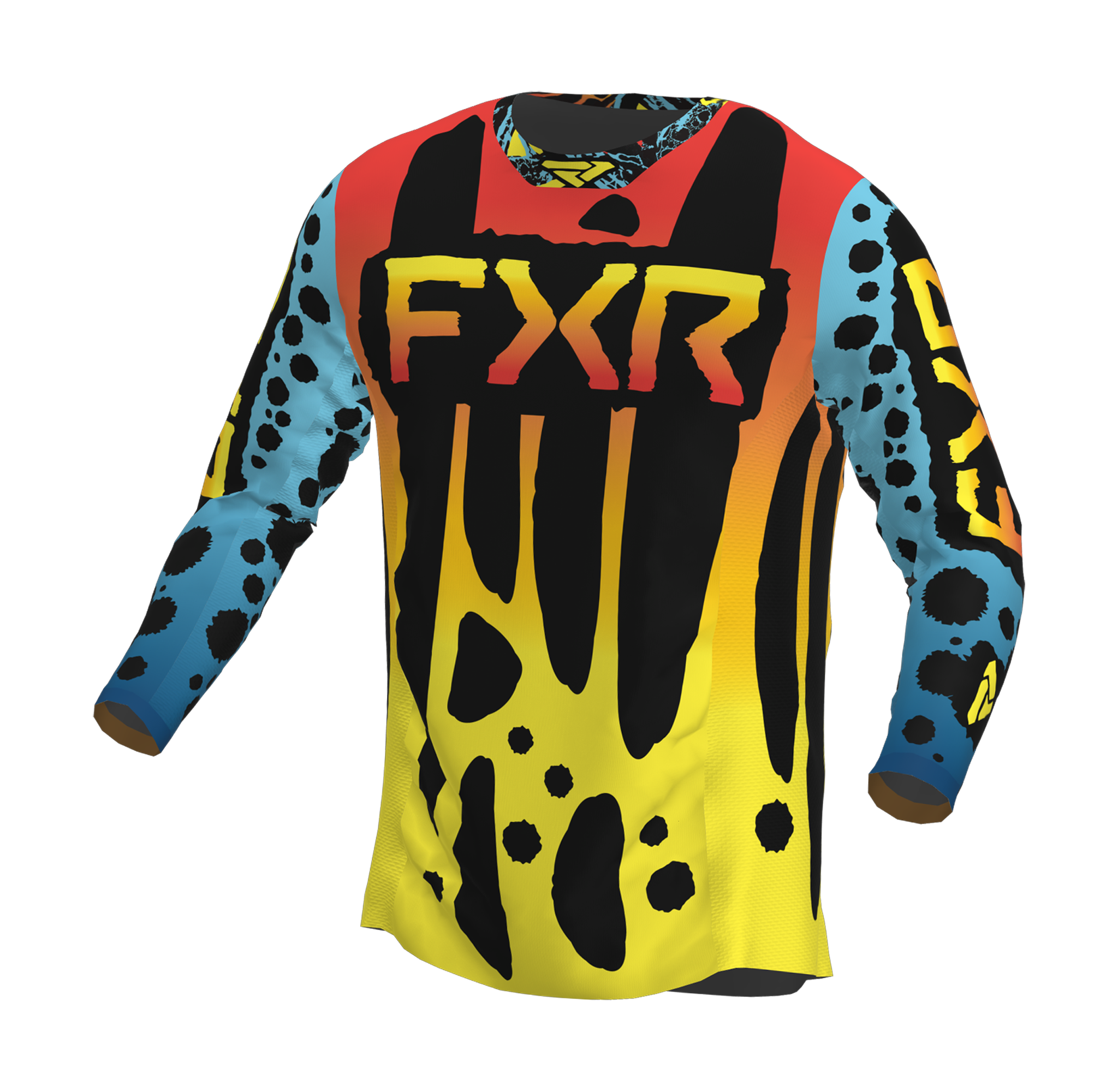 FXR Kinder Cross Shirt Podium - Dart Frog