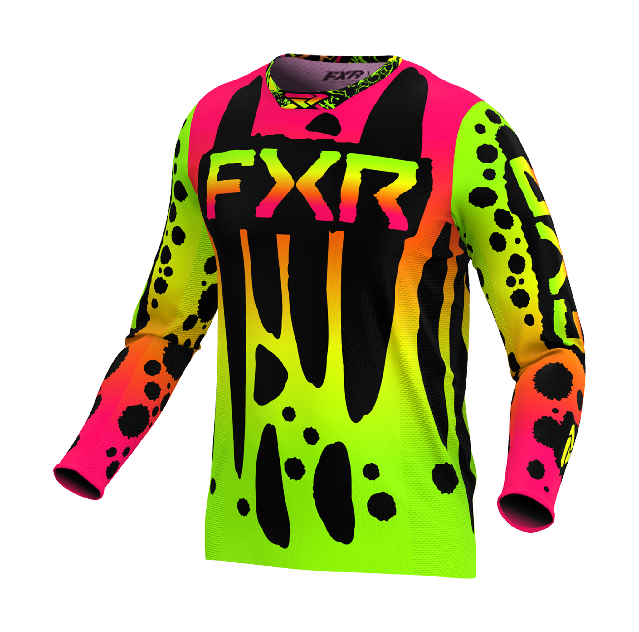 FXR Kinder Cross Shirt Podium - Frogger