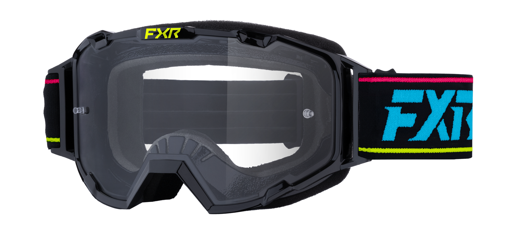 FXR Kinder Crossbril Maverick Prime - Rave - Clear Lens