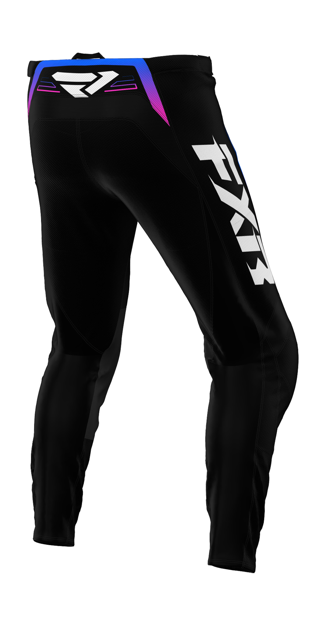 FXR Kinder Crossbroek Clutch - Zwart / Blauw / Roze