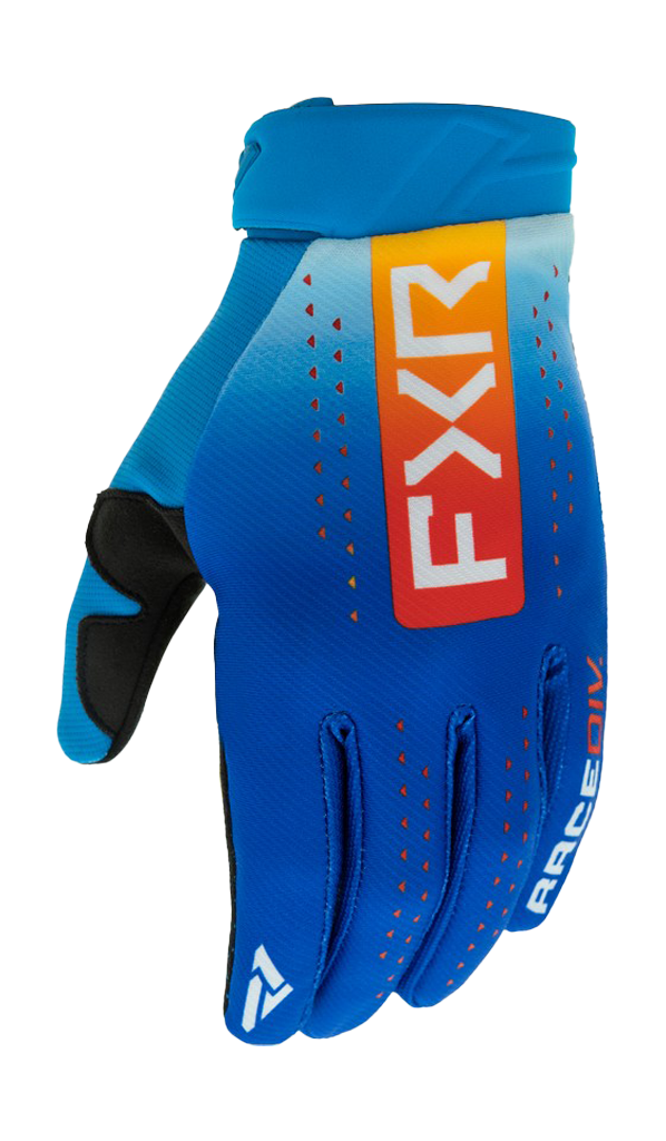 FXR Kinder Crosshandschoenen Reflex - Blauw / Tangerine