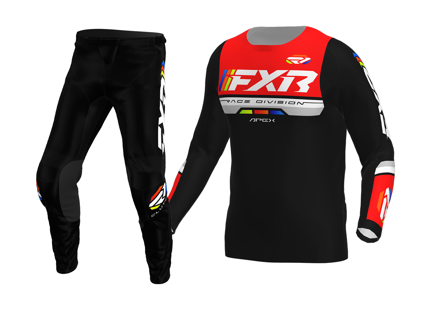 FXR Kinder Crosskleding 2026 Apex - Rood