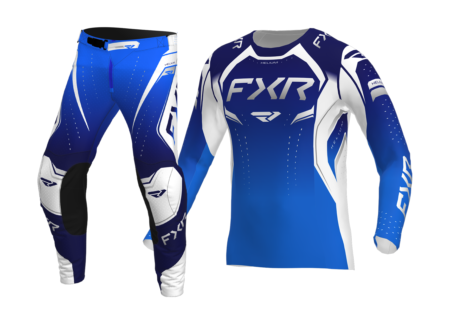 FXR Kinder Crosskleding 2026 Helium - Cobalt