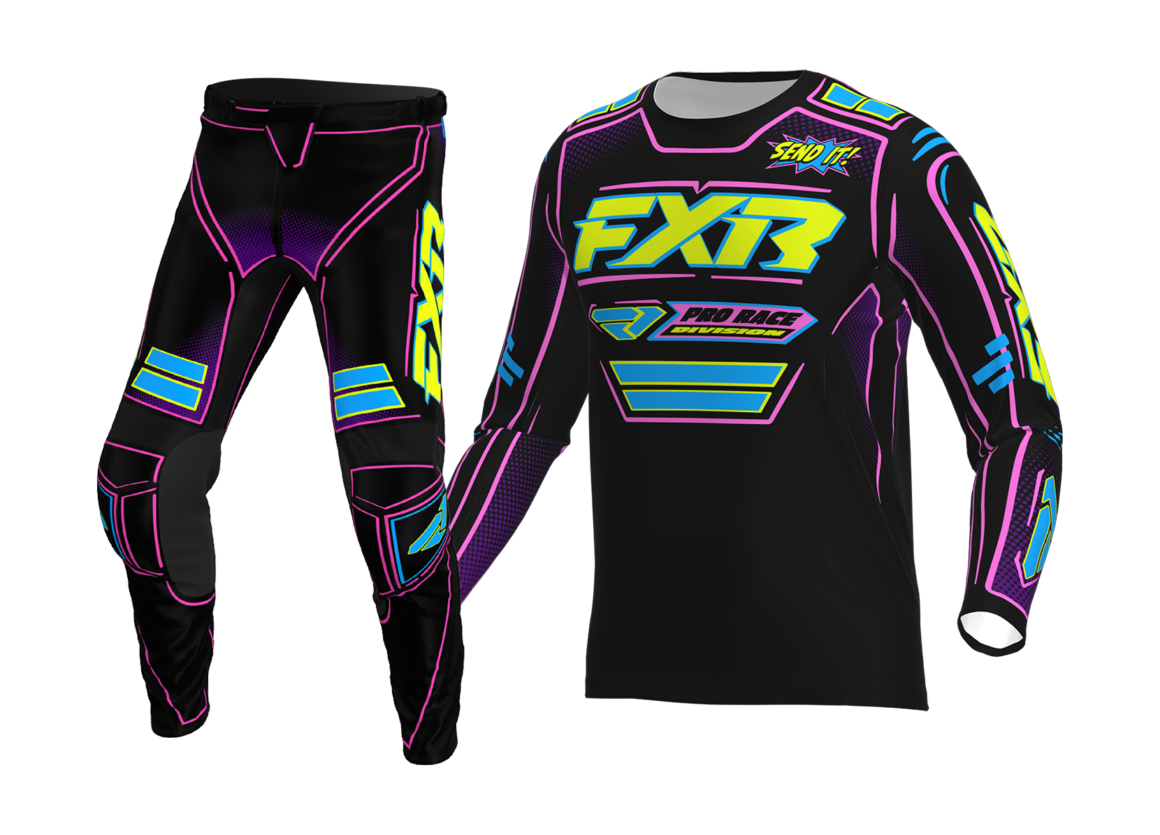 FXR Kinder Crosskleding 2026 Podium - Sketchy