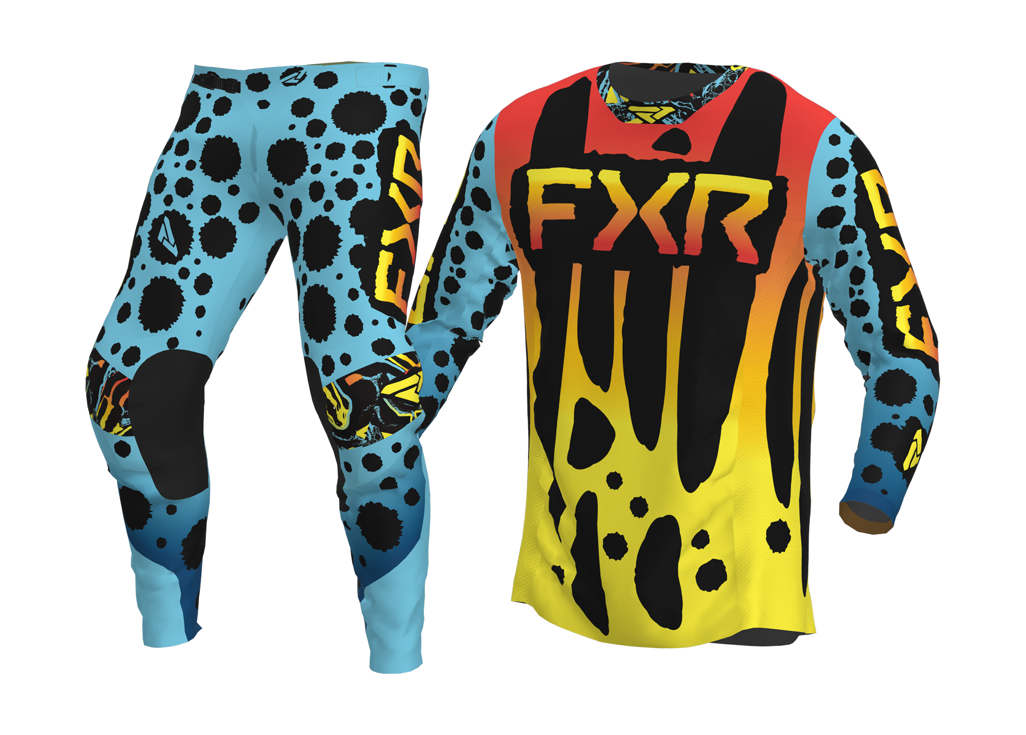 FXR Kinder Crosskleding Podium - Dart Frog