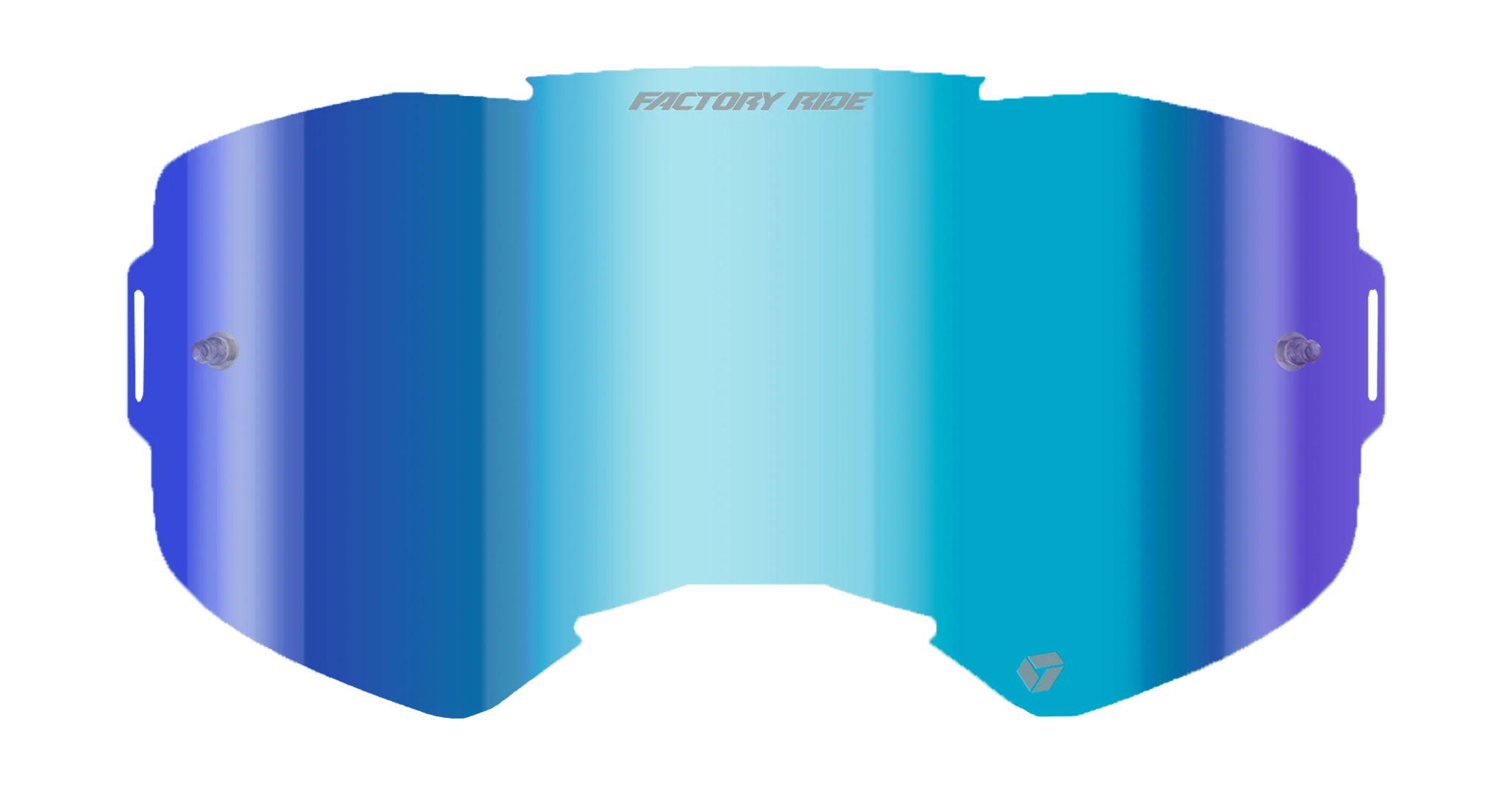 FXR Lens Factory Ride - Standaard Spiegel Blauw