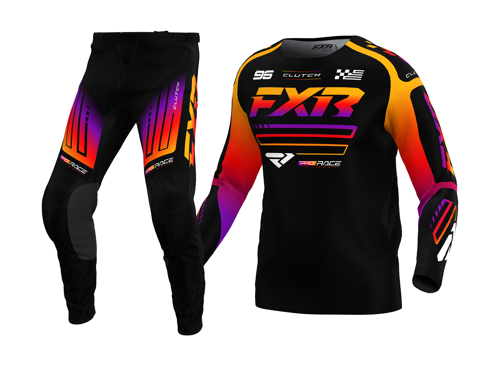 FXR Mini Crosskleding Clutch - Zwart / Spectrum