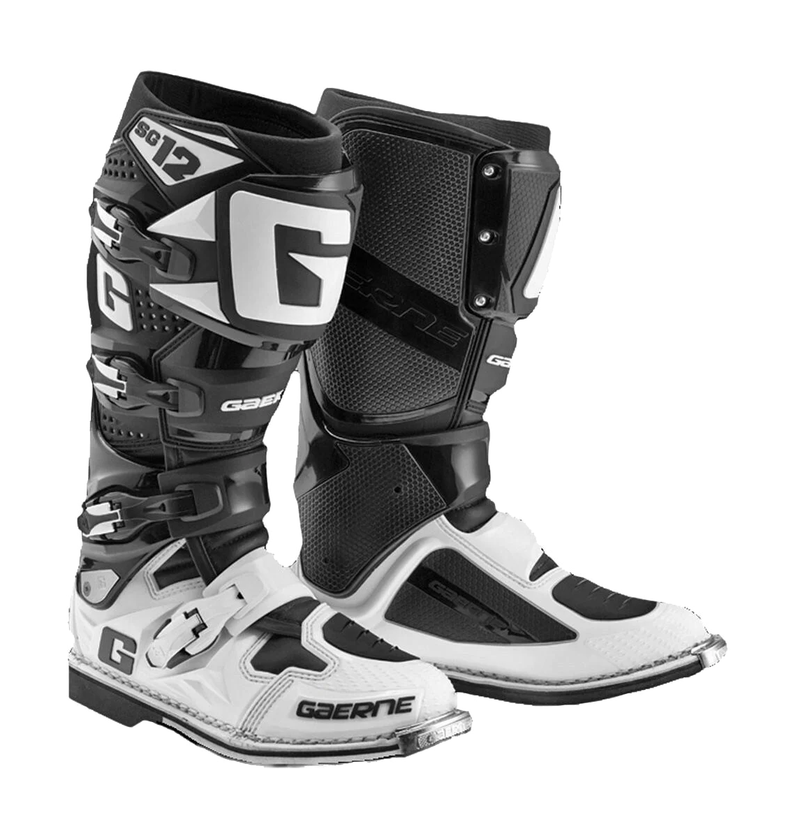 Gaerne Crosslaarzen SG-12 - Zwart / Wit