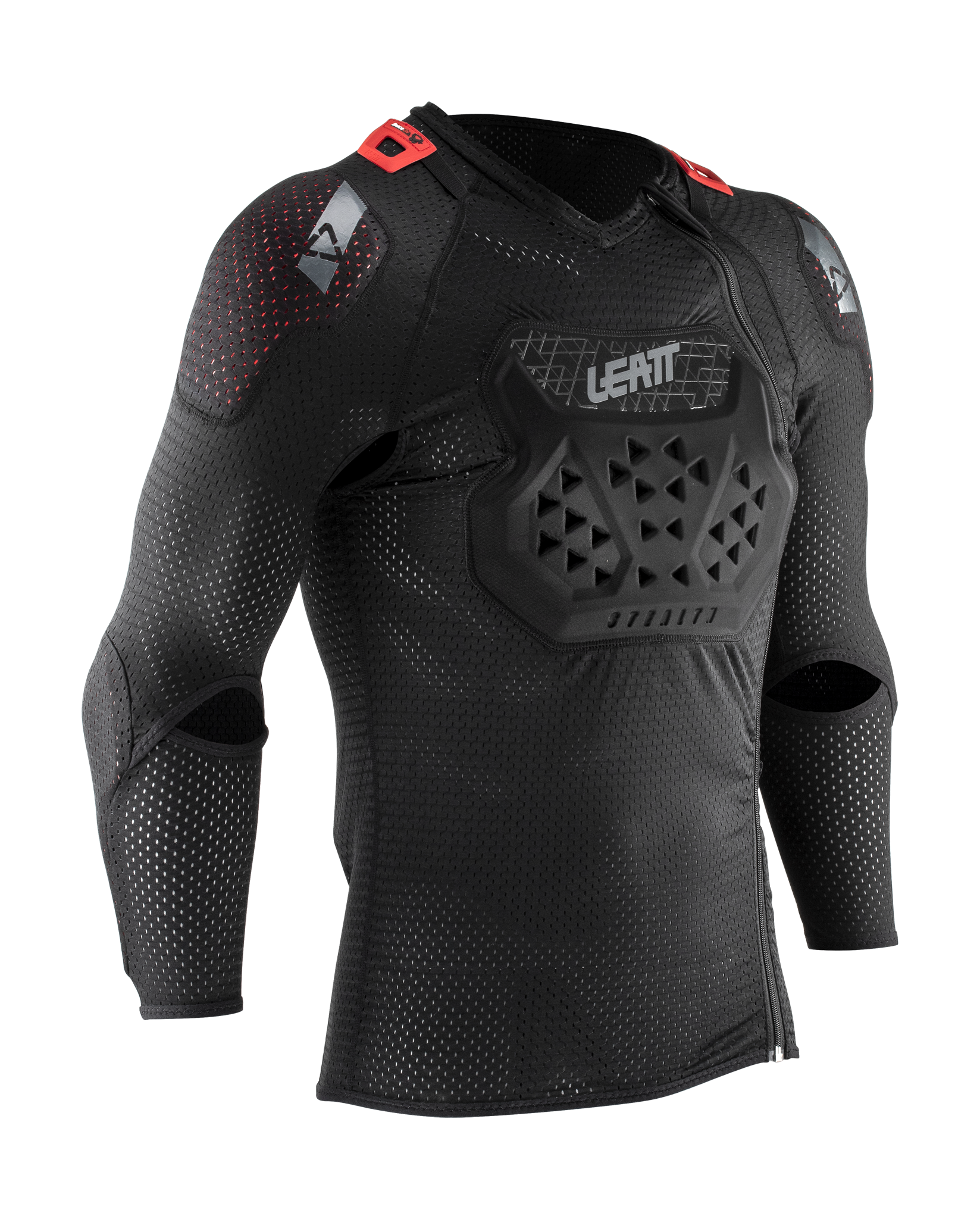 Leatt Bodyprotector Vest Zacht AirFlex Stealth - Zwart