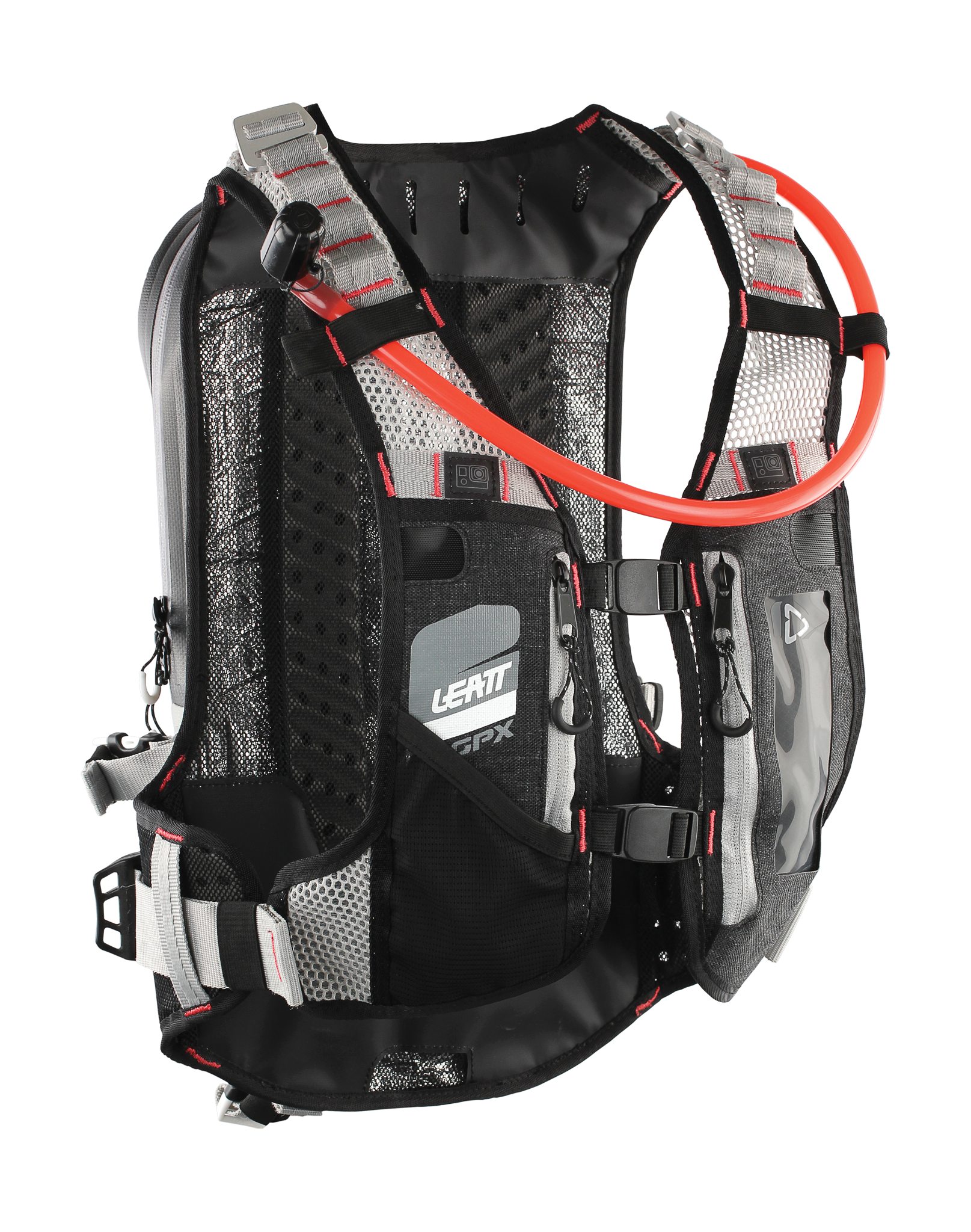 Leatt Drinkrugzak GPX 2.0 Trail WP - Zwart / Grijs - 5 L + 2 L