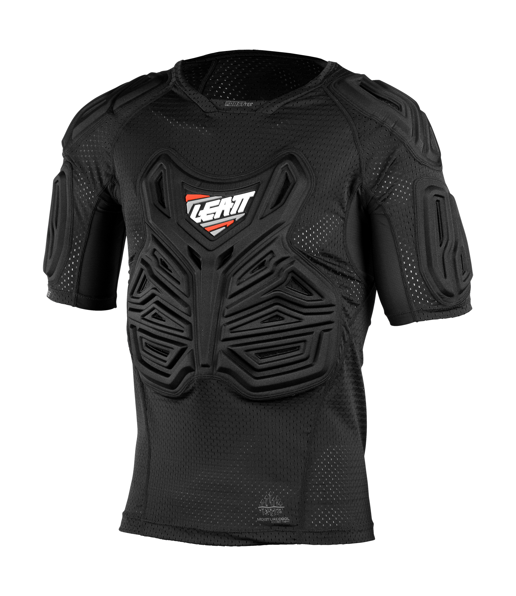 Leatt Kinder Beschermingsshirt Kort - Zwart