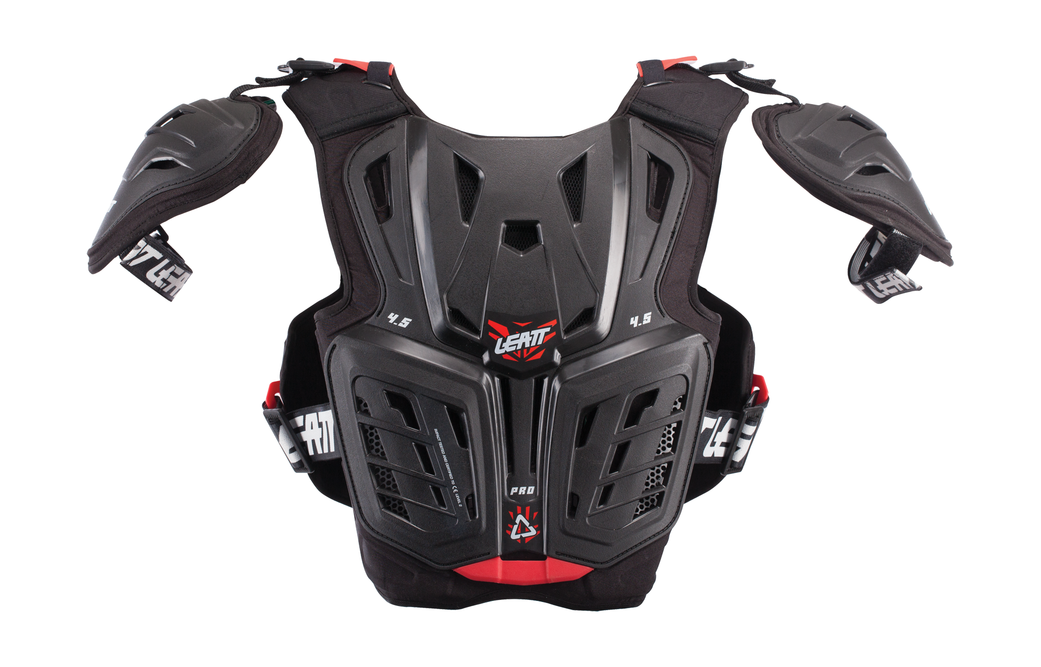 Leatt Kinder Bodyprotector 4.5 Pro - Zwart / Rood