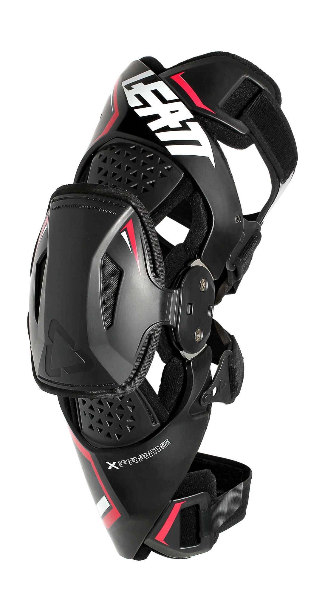 Leatt Kniebraces X-Frame - Zwart / Wit / Rood