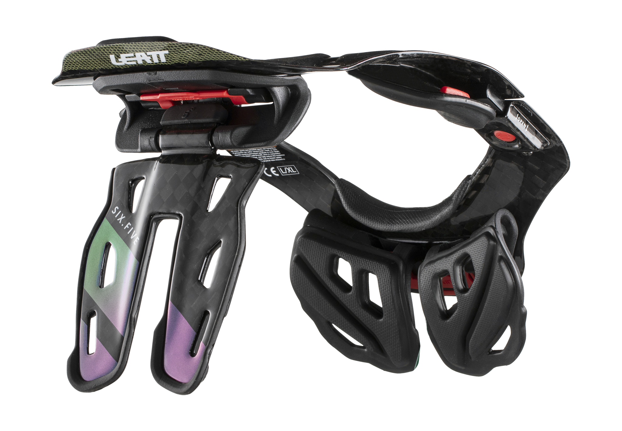 Leatt Nekbrace GPX 6.5 Carbon - Carbon / Hologram