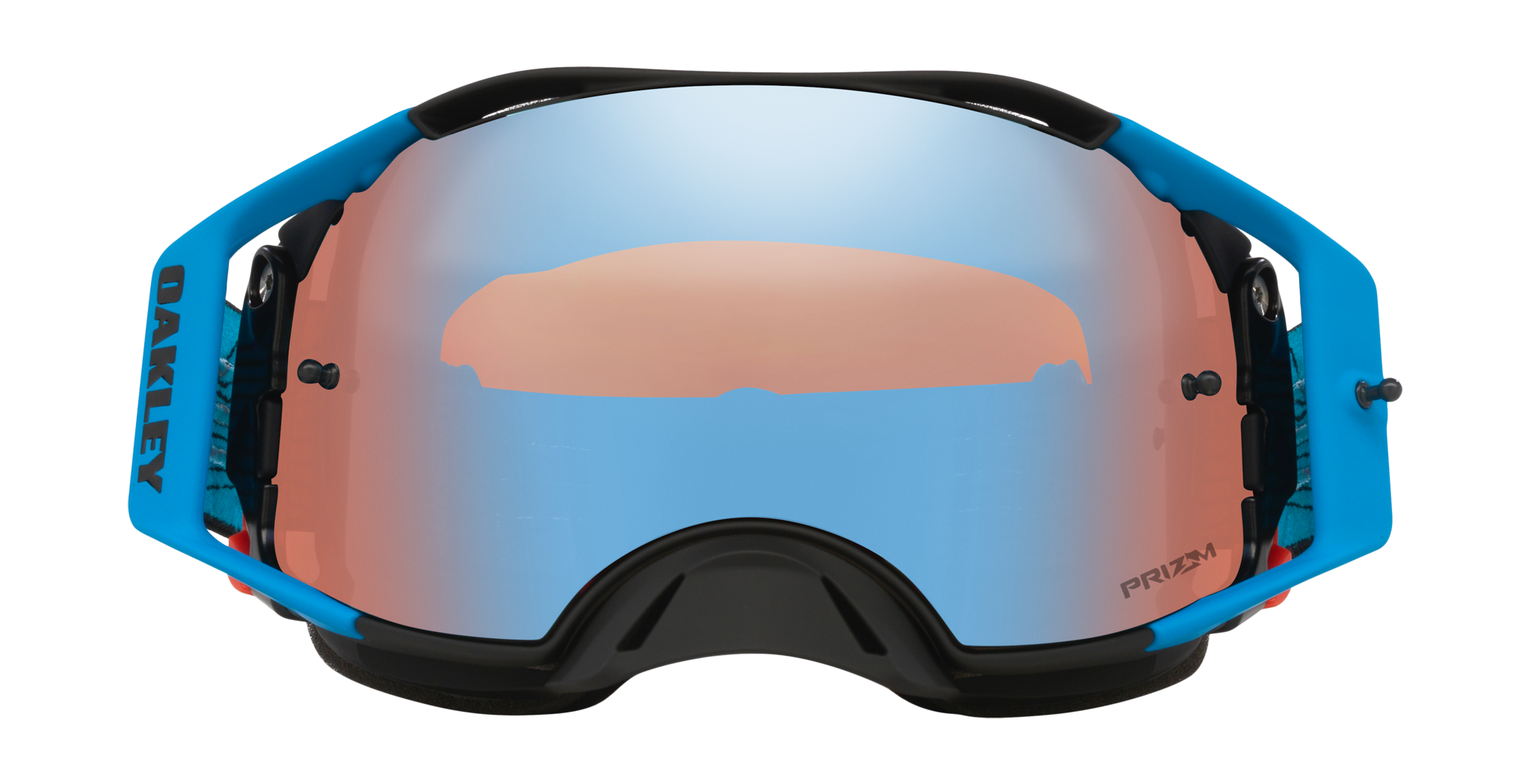 Oakley Crossbril Airbrake Blue Wired - Prizm Sapphire Iridium Lens