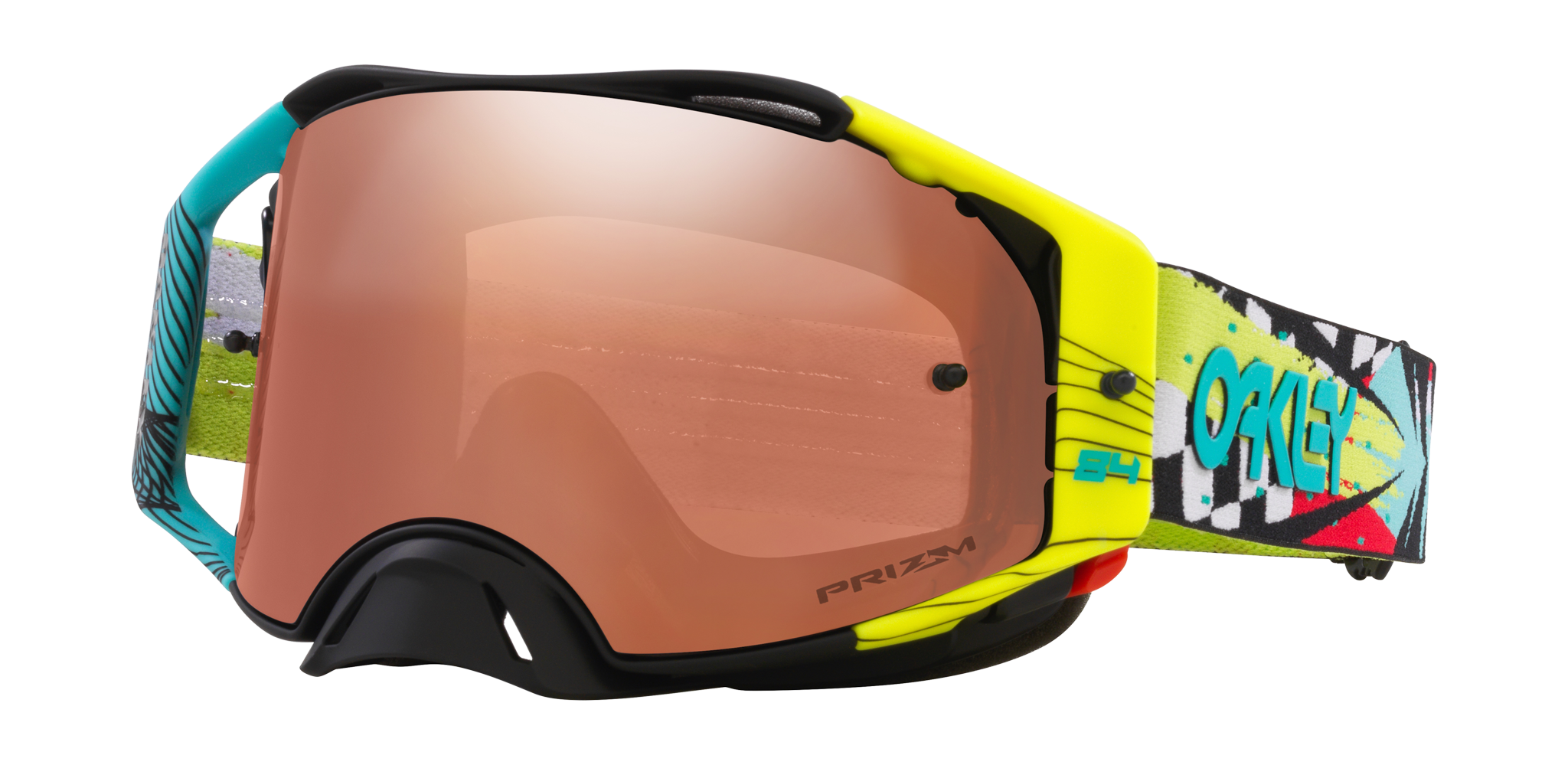 Oakley Crossbril Airbrake MX Herlings - Prizm Black Iridium Lens