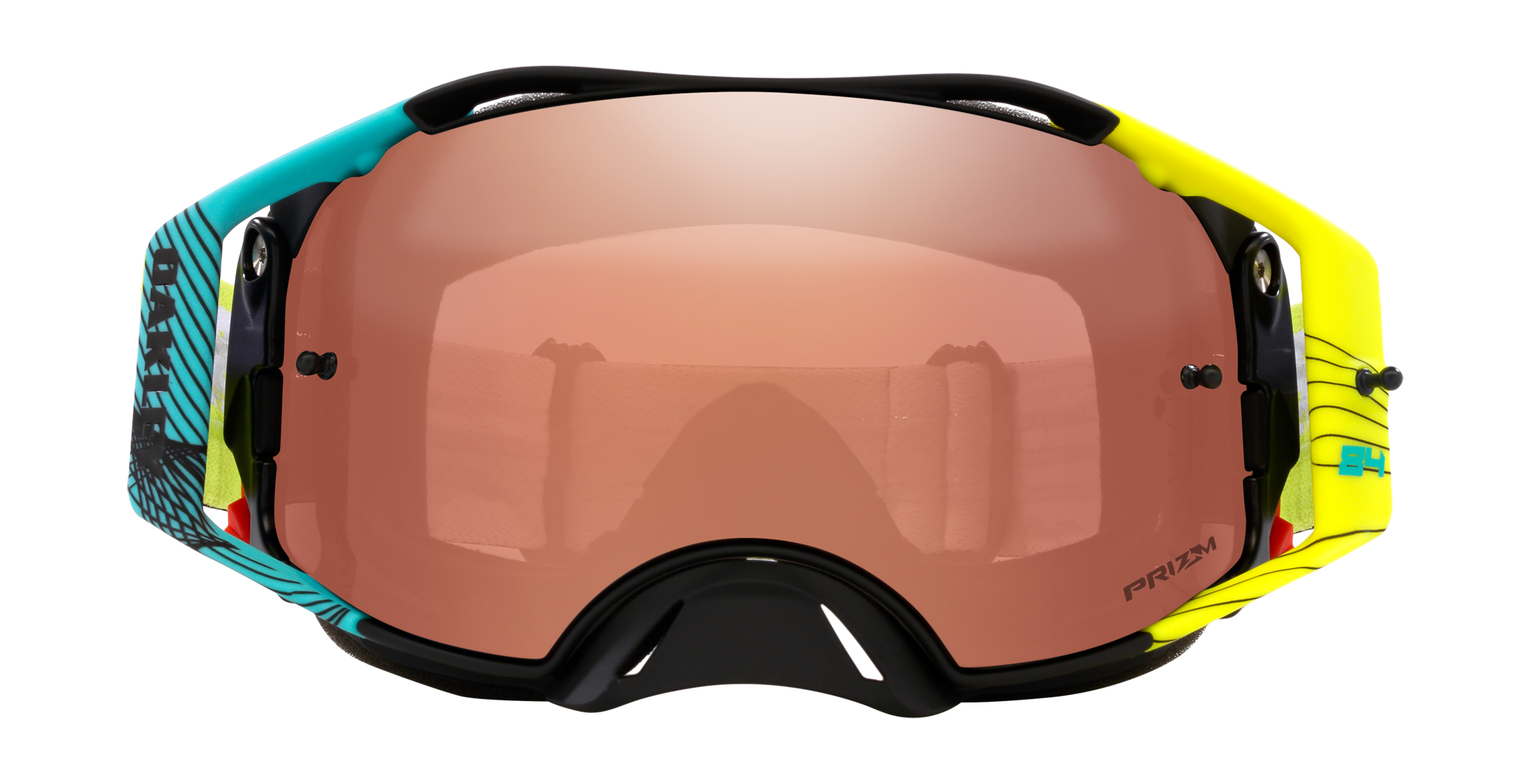 Oakley Crossbril Airbrake MX Herlings - Prizm Black Iridium Lens