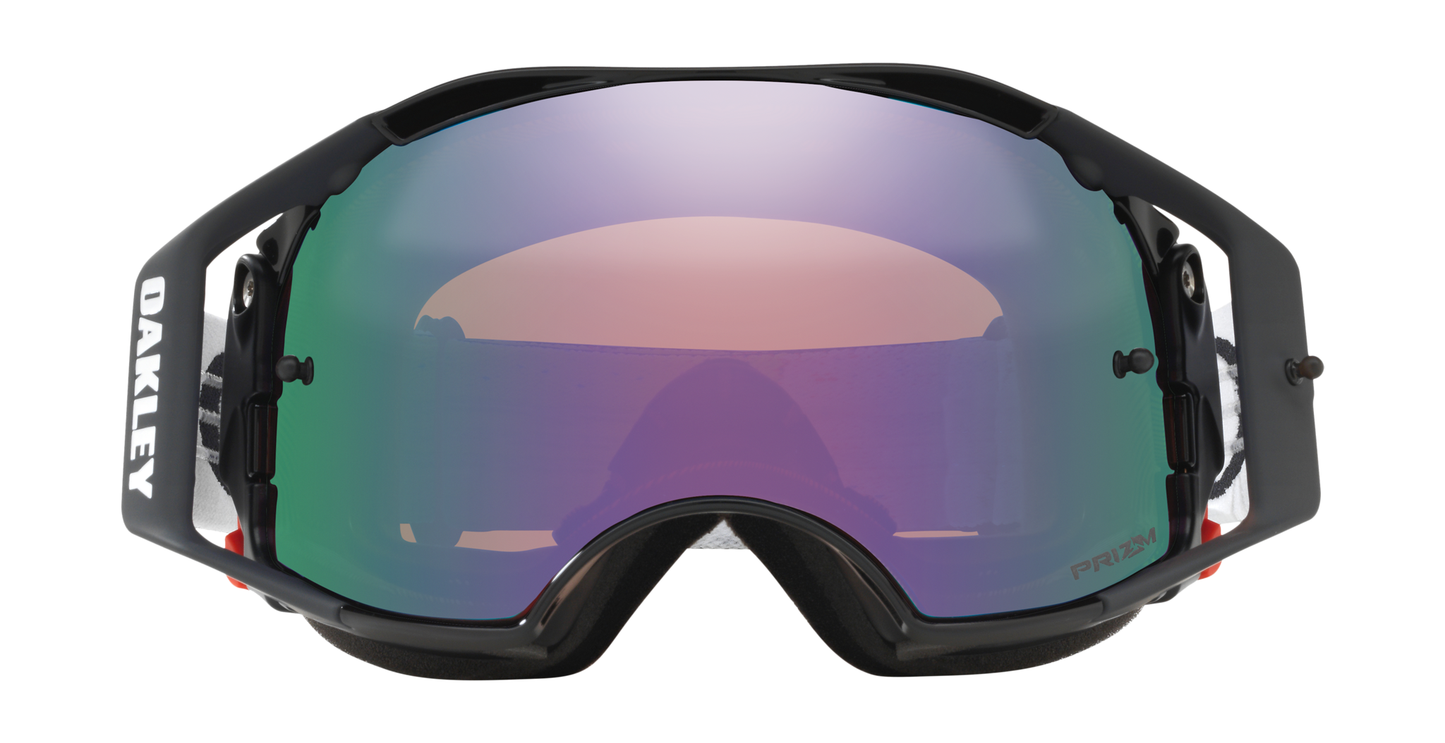 Oakley Crossbril Airbrake MX Jet Black Speed - Prizm Jade Iridium Lens
