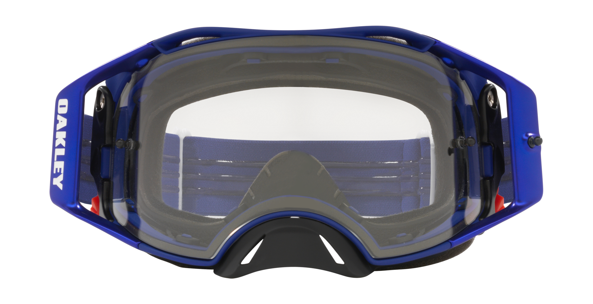 Oakley Crossbril Airbrake MX Moto Blue - Clear Lens