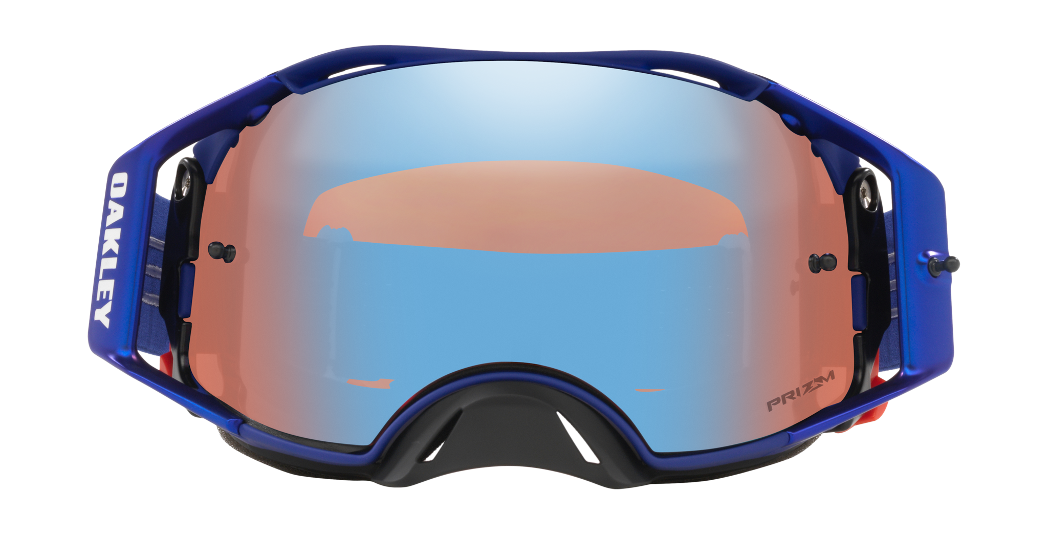 Oakley Crossbril Airbrake MX Moto Blue - Prizm Sapphire Iridium Lens