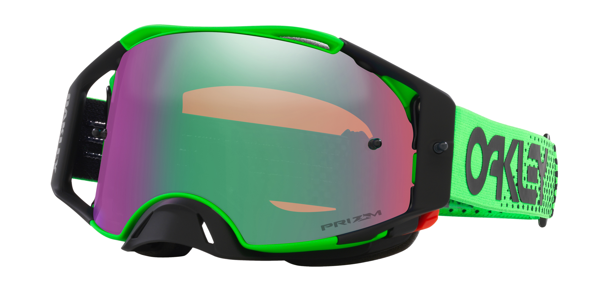 Oakley Crossbril Airbrake MX Moto Green B1B - Prizm Jade Iridium Lens