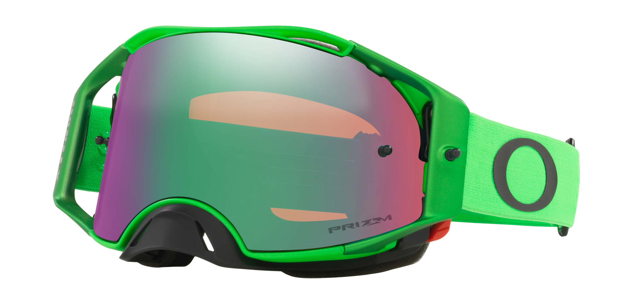 Oakley Crossbril Airbrake MX Moto Green - Prizm Jade Iridium Lens