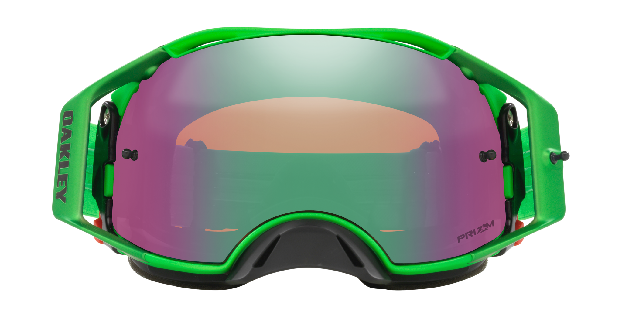 Oakley Crossbril Airbrake MX Moto Green - Prizm Jade Iridium Lens