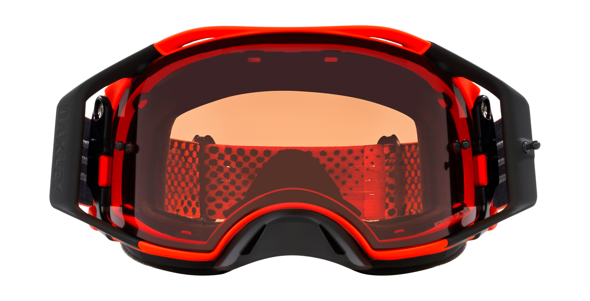 Oakley Crossbril Airbrake MX Moto Orange B1B - Prizm Brons Lens