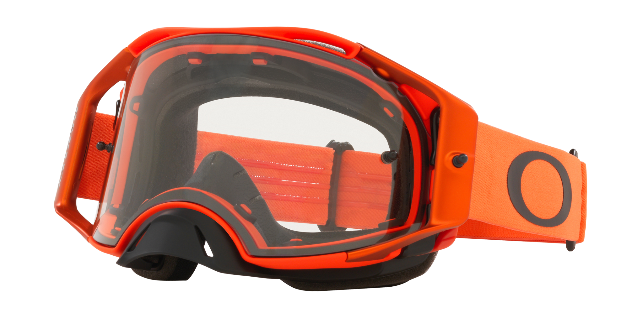 Oakley Crossbril Airbrake MX Moto Orange - Clear Lens