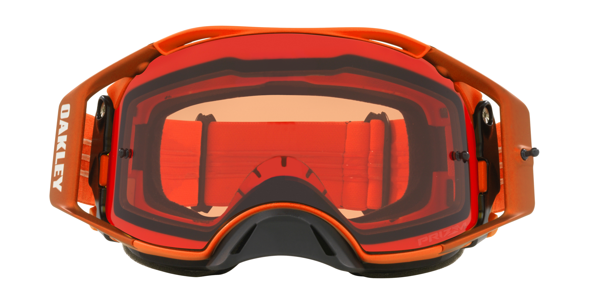 Oakley Crossbril Airbrake MX Moto Orange - Prizm Brons Lens