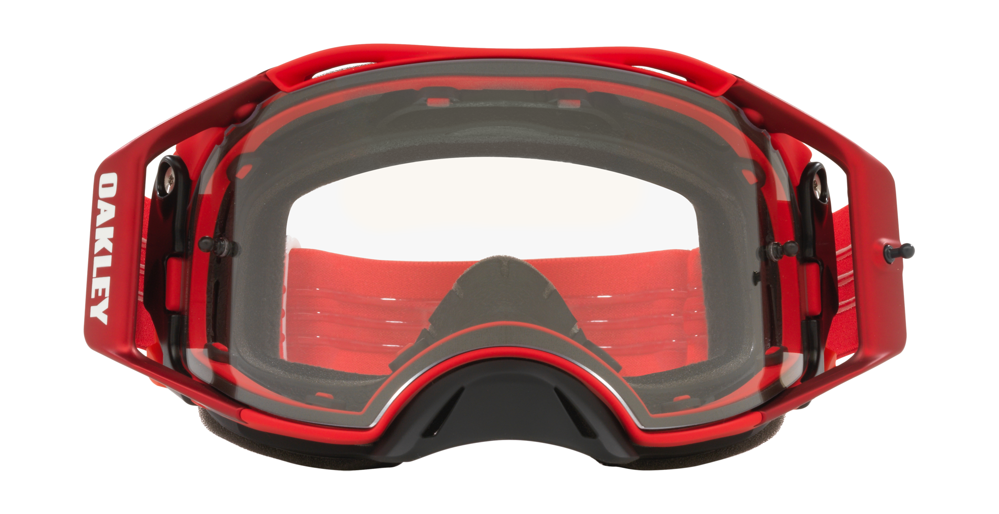 Oakley Crossbril Airbrake MX Moto Red - Clear Lens