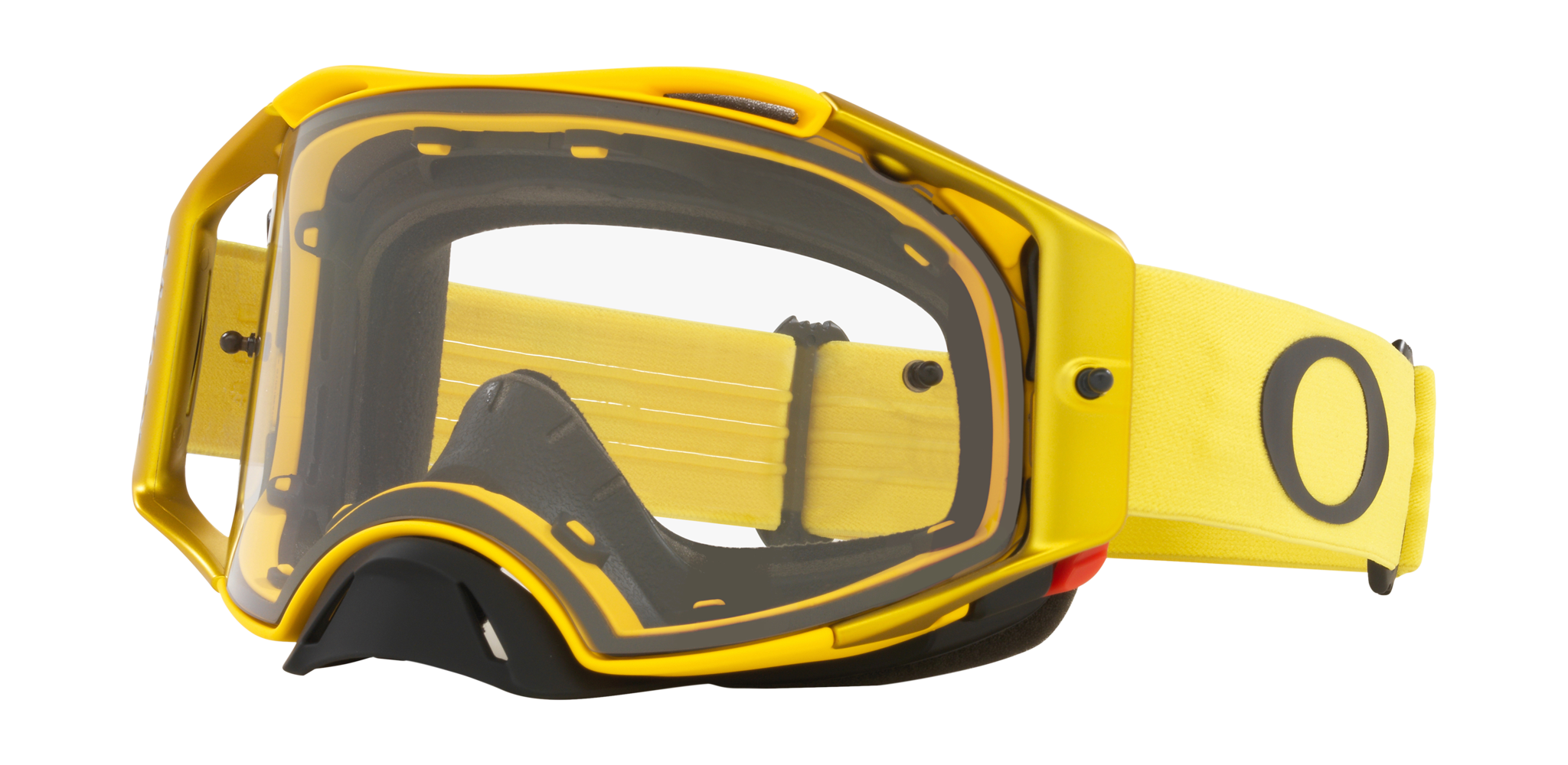 Oakley Crossbril Airbrake MX Moto Yellow - Clear Lens