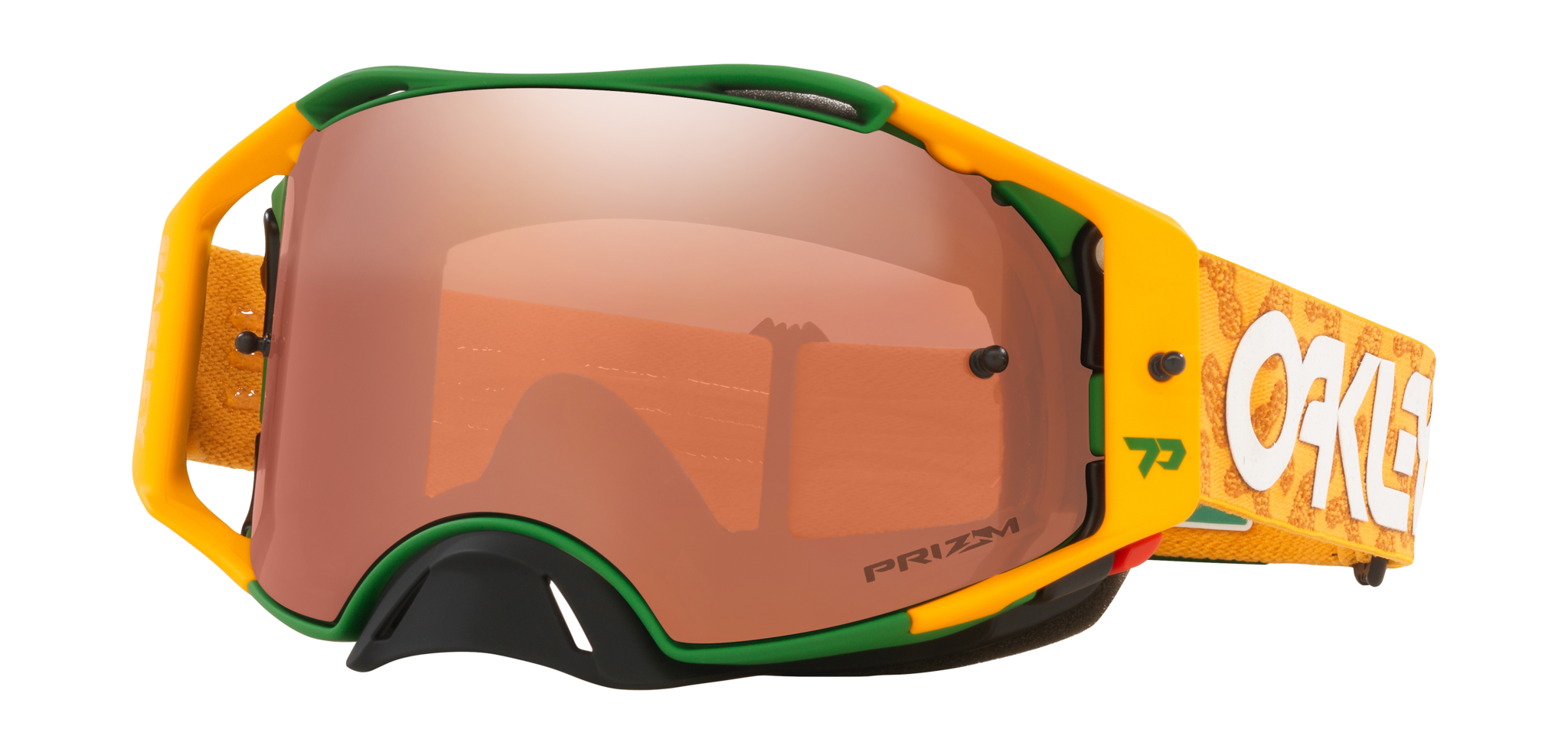 Oakley Crossbril Airbrake MX Price Gold - Prizm Black Iridium Lens